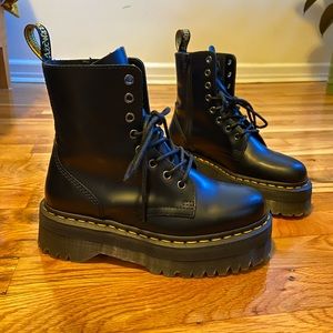 Dr. Martens Jadon Smooth Leather Platform Boots